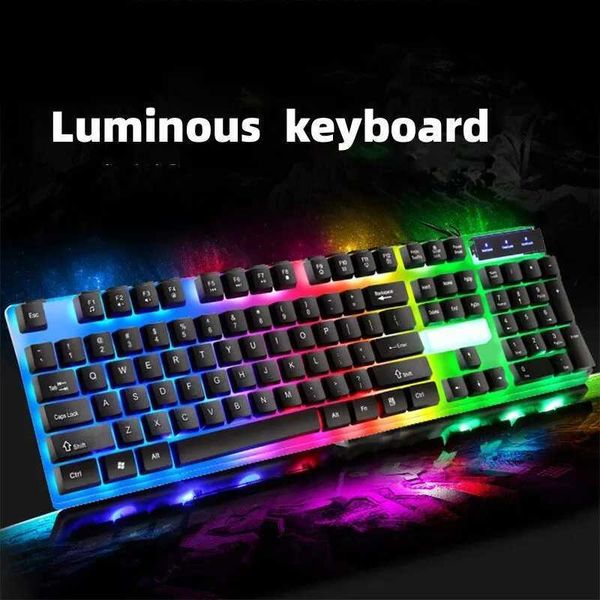 USB Wired Keyboard Mouse Set 104 Keys Backlight Gaming Keyboard Gaming Mouse For Laptop PC ComputerLX241031
