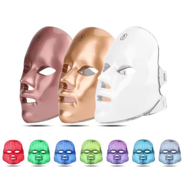 OEM-ODM Anti-aging Beauty Face Spa 7 colorful Wireless light Therapy Led Facial Masks