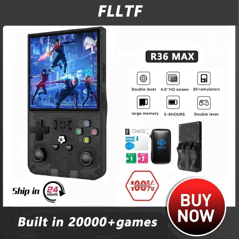 R36 MAX Retro Handheld Game Console 4.0inch Big Sn Portable Pocket Video Player 20000+ Games Linux SystemS250703