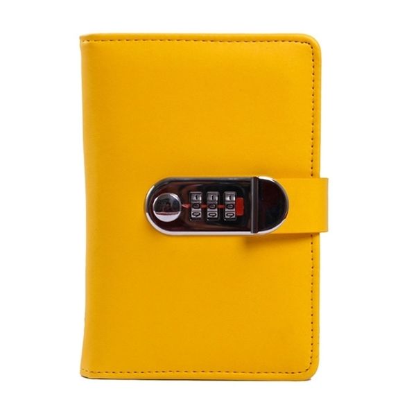 Notepads A6 Portable Creative Password Diary Multi-function Locked Notepad Stationery Notebooks And Journals Sketchbook 220927