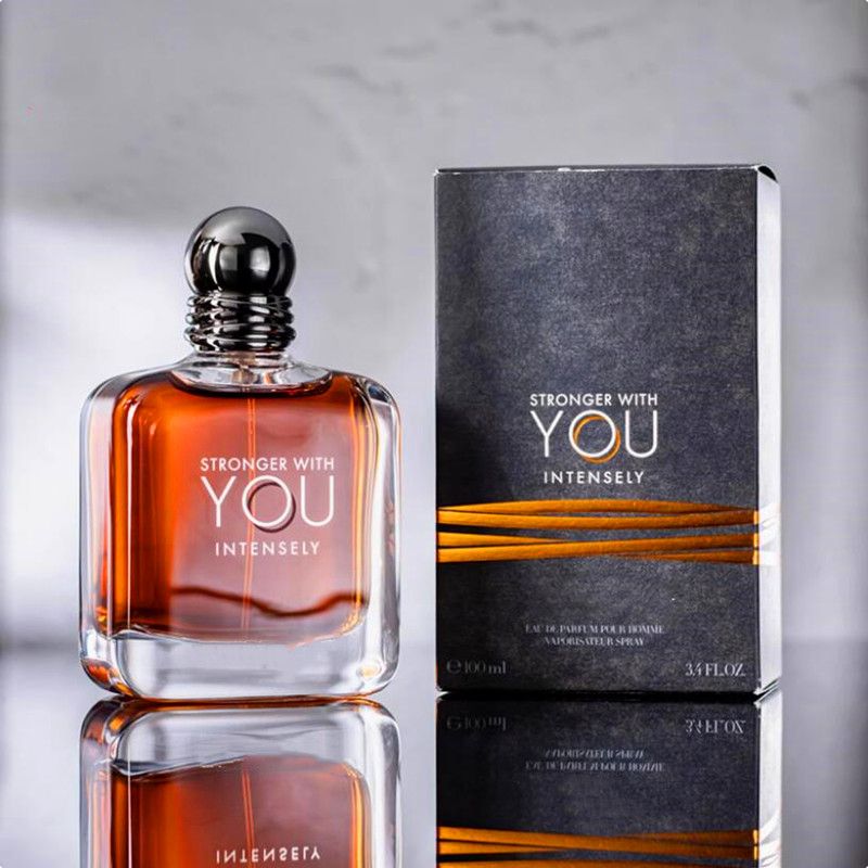 Designer Perfume Men Fragrance Stronger with You Absolutely Intense Eau De Parfum Man Cologne Spray Body Mist Fast Ship High Quality 100ml EDP 3.3OZ