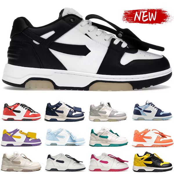 Men Designer shoes out of office sneaker for walking women platform casual shoe Low Tops virgils sneakers Leather trainer White Grey Royal B