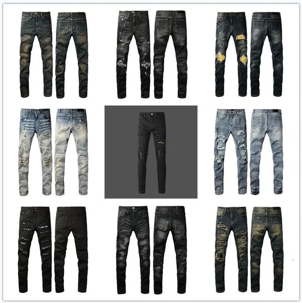jeans designer men jeans mens designer jean pants brand baggy womens retro casual hip hop streetwear casual designers joggers pant Jeans hol
