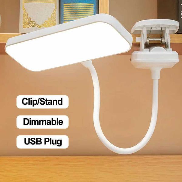 Adjustable Flexible Foldable Dimming USB Plug LED Desk Lamp for Bedroom Night Lights Providing Eyes Protection and ComfortableT250116