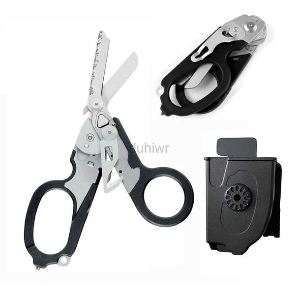 First Aid Supply Multifunction Leatherman Raptors First Aid Tactical Folding Scissors Outdoor Survival Tool Combination Tactical Scissors d2