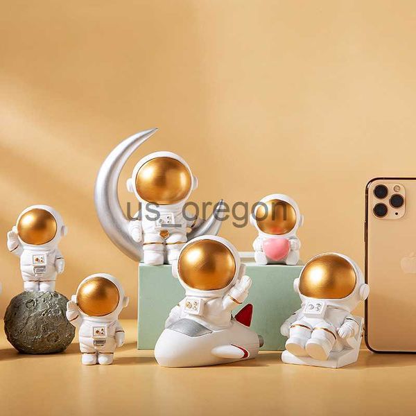 Decorative Objects Figurines nordic home decoration accessories living room desk decor Figurine miniatures astronaut decorative figures figu