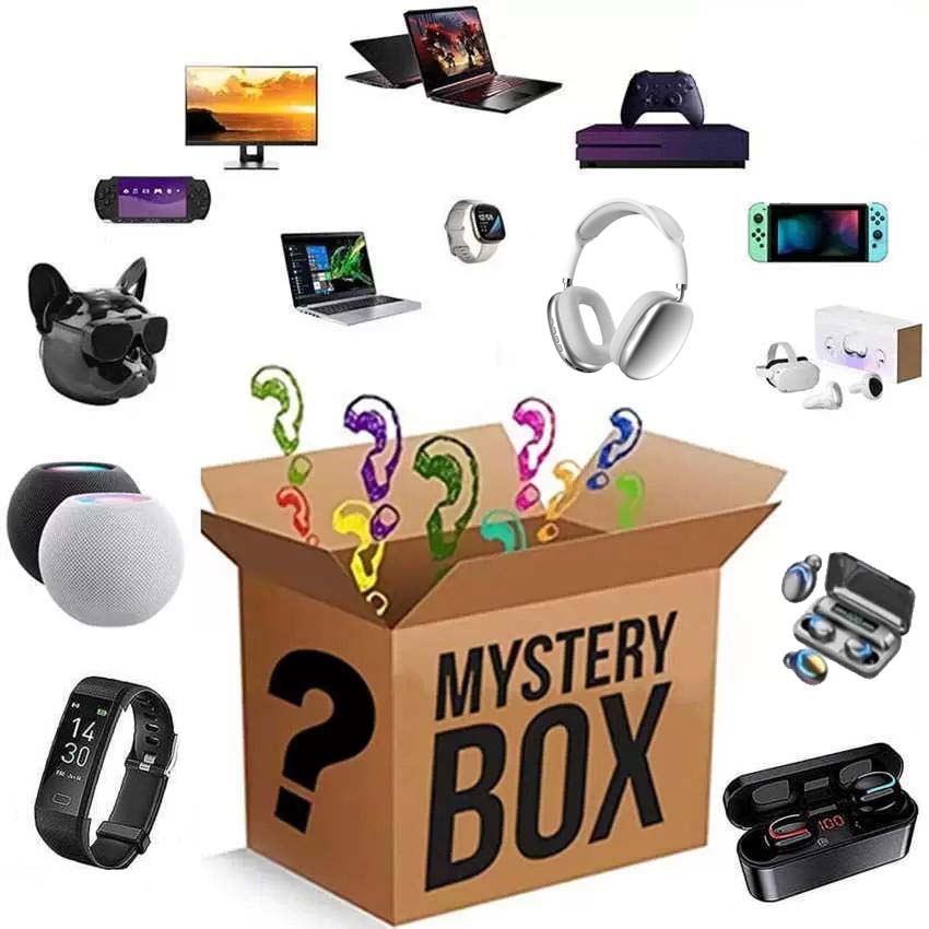 Mystery box electronics random boxes birthday surprise gifts lucky gifts for adults such as Bluetooth speakers Bluetooth headsets watches headset