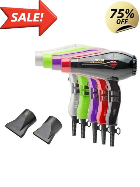 Professional 3800 Hair Dryer 1600W Hair Care Home Appliance Negative Ion Ceramic and Cold Wind Blow Dryer Powerful Wind 241119