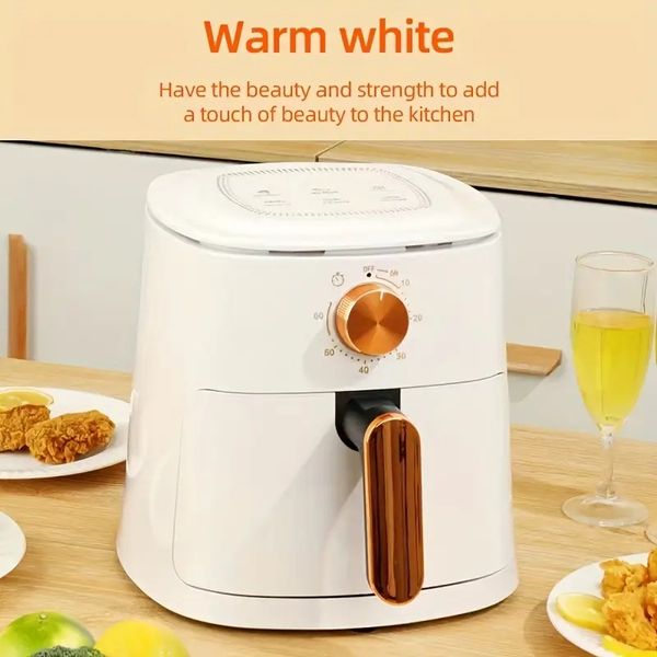 1pc Multifunctional Air Fryer Air Fryer Healthy Cooking, Nonstick, User Friendly And Dual Control Temperature, W- 60 Minute Timer & Auto Shu