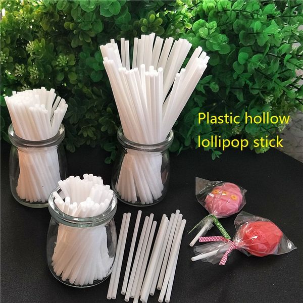 Plastic rod Hollow lollipop sticks Kitchen Tools self-made lollipops stick DIY Chocolate Bar T9I002077
