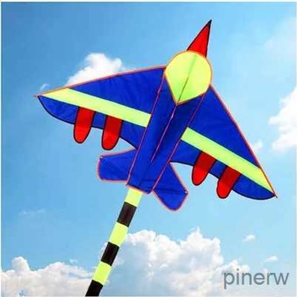 Kite Accessories Free shipping 3m kites flying air plane kite toys for kids kites fighter kite with handle line wei kite elf aircraft kites