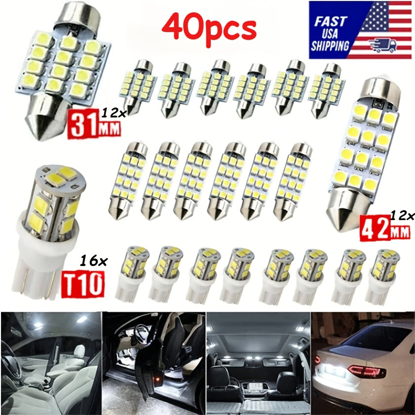 TEMU Car Lighting! 40pcs Indicators, Reading & Roof Lights