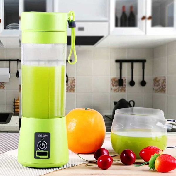 New Mini Portable Blender Take Juice Cup 6-Blade Rechargeable Electric Juice Machine Juice Blender W241025