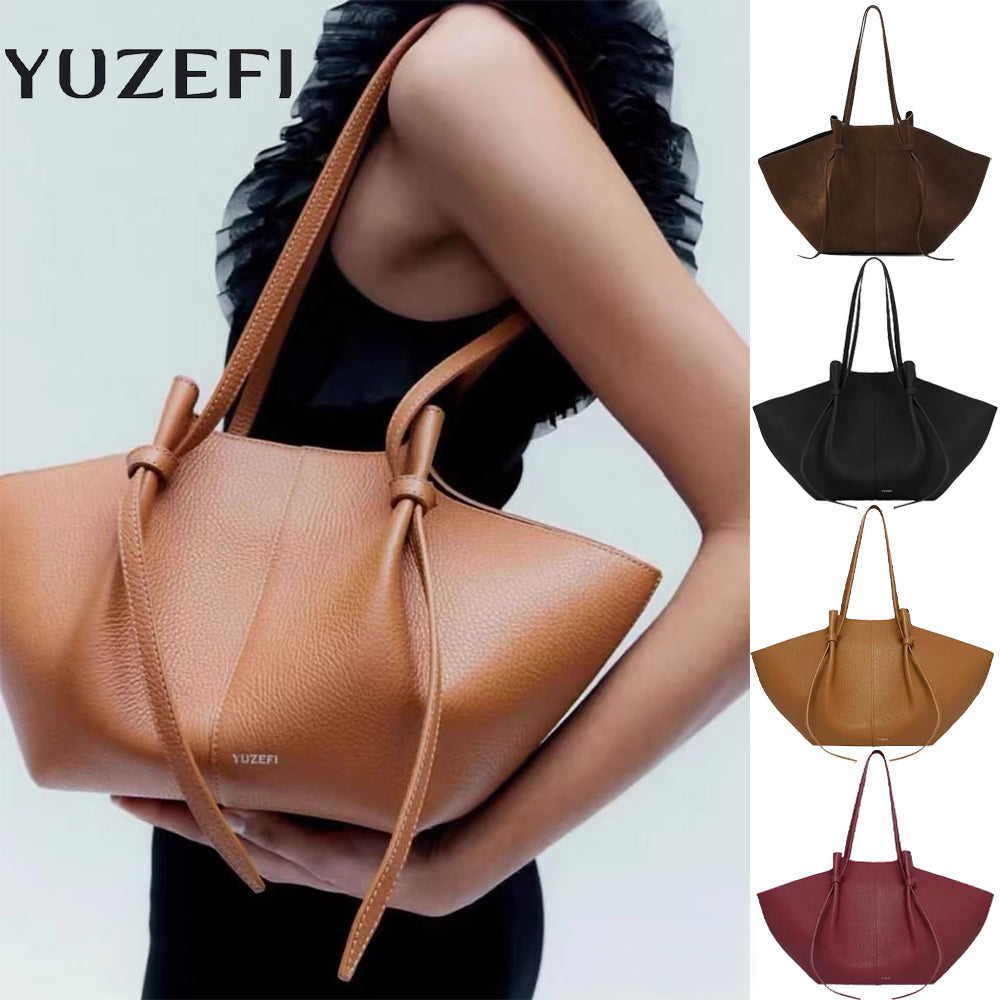 Yuzefi Tote Bag Designer Bags Suede Shoulder Bag Women Designer Totes Leather Large Capacity Luxury Handbag Casual New Artwork Mochi Bag