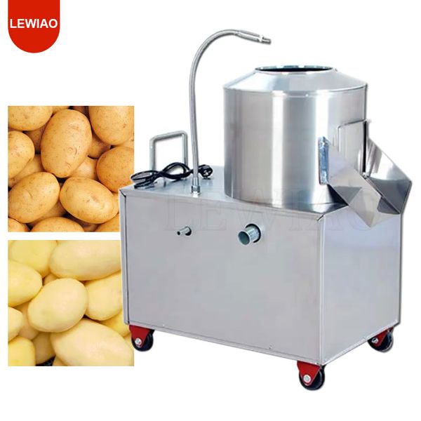 Commercial Electric Potato Peeler Potato Peeling Cleaning Machine
