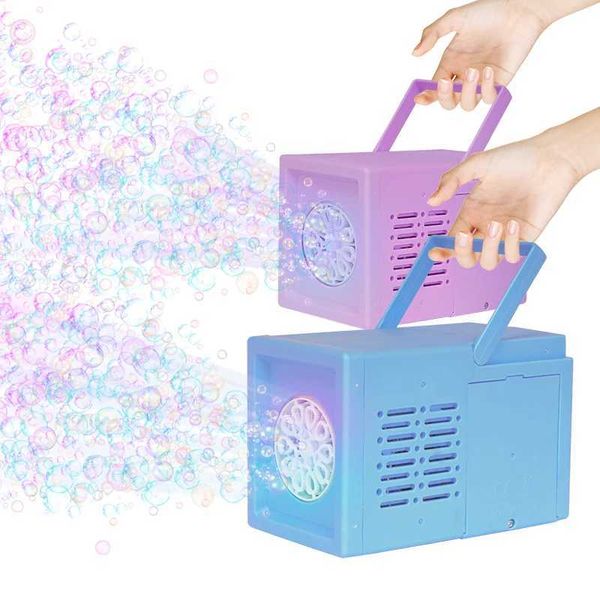 Childrens Bubble Blowing Outdoor Toy Fully Automatic Handheld Bubble Machine without Battery and without Bubble Water X250125