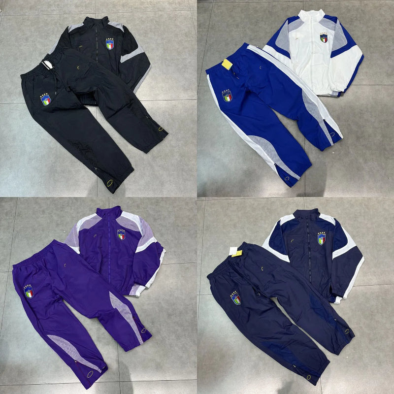 Designer tracksuits jacket Mens pants casual Tracksuit Embroidery Letter Pattern Vintage Hip Hop Sports Woven Jacket Joggers Men Streetwear top clot