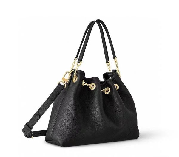 First Class Cow Leather Bucket Bag Fashion Bag Designer Drawstring Bags Embossed Flower Shoulder Bag Women Crossbody Bag Lady Daily Shopping