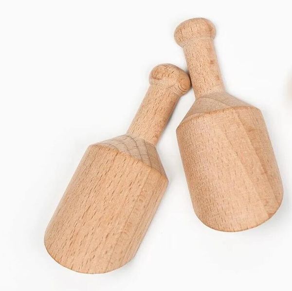 1000pcs Mini Wooden Scoop Teaspoon Small Salt-Shovel Bath Salt Spoon Milk Powder Scoops Wood Condiment Spoons Coffee Tea Sugar Spoon Kitchen
