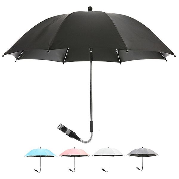 Umbrellas Flexible adjustable baby stroller umbrella frame accessories installation multi-purpose wheelchair umbrella frame bicycle connecto