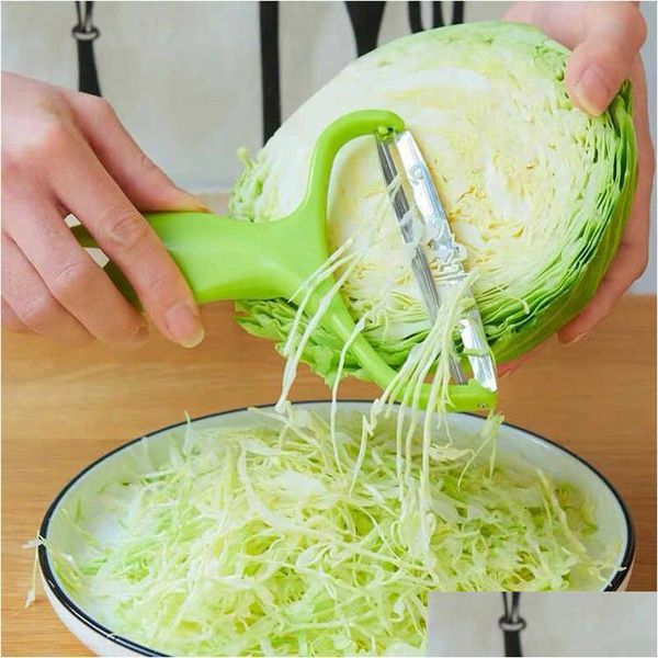 Fruit Vegetable Tools Green Cabbage Shredder Peeler Melon Potato Carrot Cucumber Mtifunction Grater Slice Kitchen Drop Delivery Hom Dhj6X