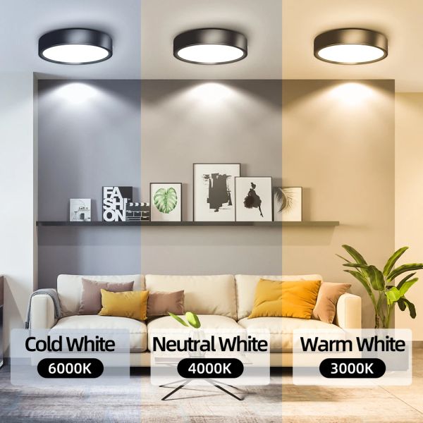 Dimming Downlight Spot Light Down Light Led 220v Fixture Ceiling Spotlights Surface Living Corridor Bedroom Switch Rays LED lamp