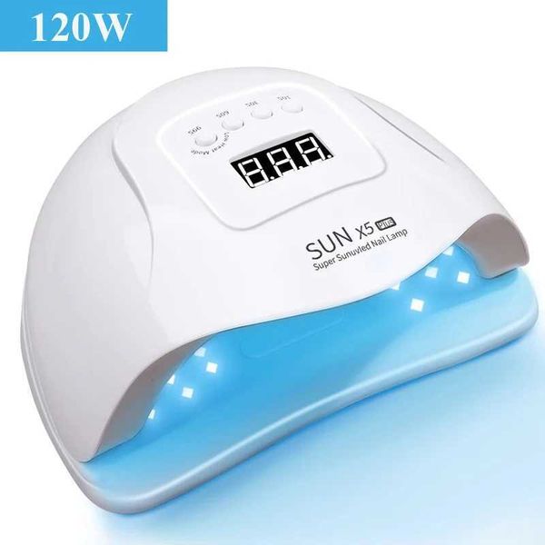 Nail Dryers SUN x 5plus 120W nail lamp high-power UV lamp gel polishing machine professional LED nail lamp dryer wholesale G240529