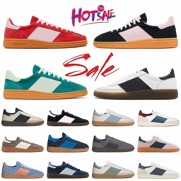 Wholesale Womens Mens Handball speziale sneakers Low Collegiate Green Wonder Clay Designer Casual Shoes Leather Suede Flat Earth Strata Gum