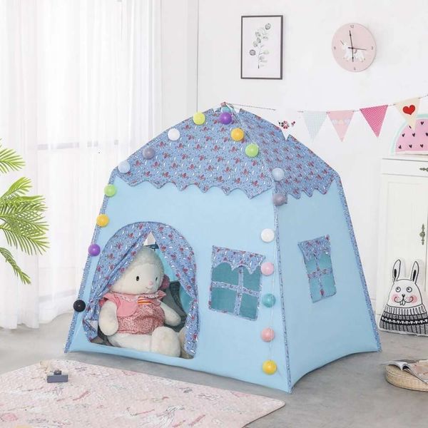135*105*125cm Portable Children Tent Wigwam Folding Kids Tents Tipi Play House Large Princess Castle Child Room Decor Gifts