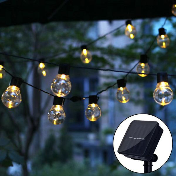 Outdoor light string LED large ball lantern string camping atmosphere light string stall light G50 ball bubble curtain waterproof lantern Tr