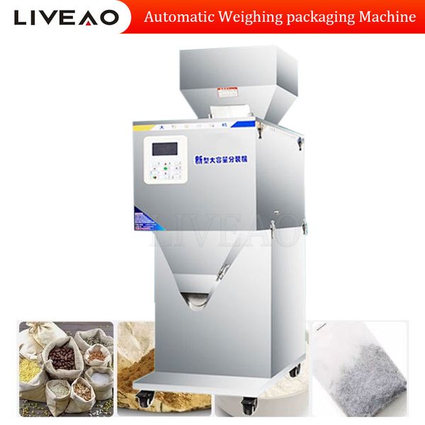 Factory Direct 20-5000g Large Capacity Packing Machine Granule Powder Grain Coarse Cereals Rice Nut Jujube Melon Seed Filler