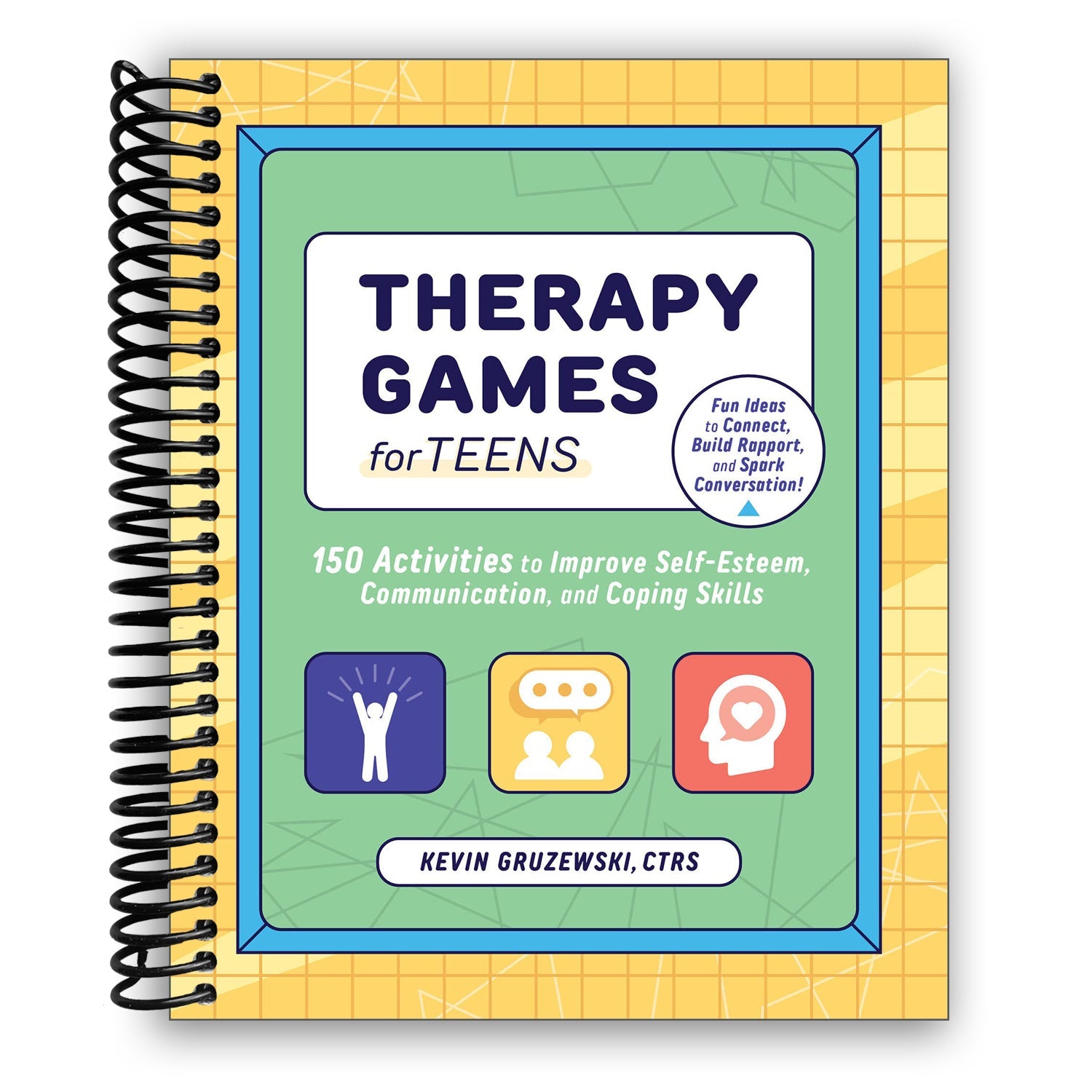 TEMU Therapy Games For Teens: 150 Activities To Improve Self-esteem, Communication, And Coping Skills (spiral Bound)