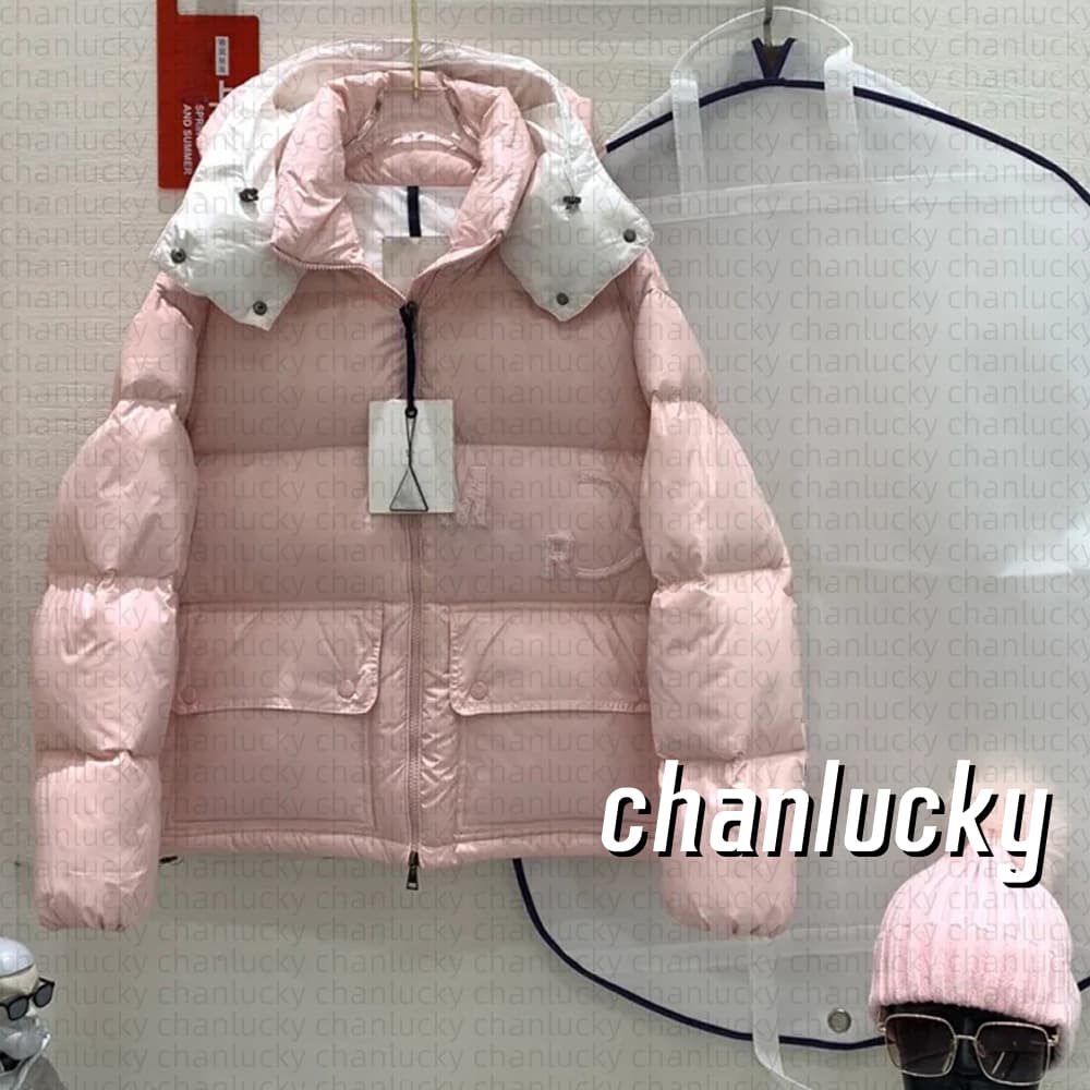 Designer Winter Womens pink Down Jackets Designer Puffer Outdoor Outerwear Hooded Down Jacket Coat S-XL