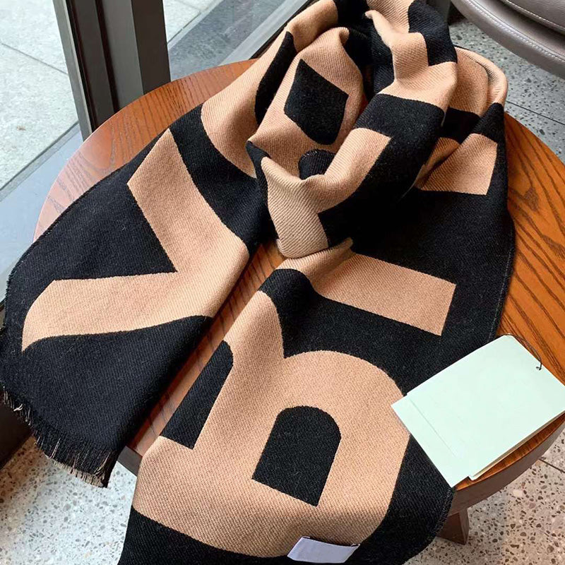 Luxury Cashmere Women B Scarf Spring Winter Plaid Cappa Opera Cape Wraps Female Tippet Bandana Scarves Headscarf Foulard Mujer