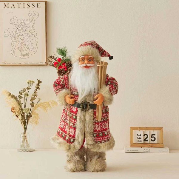 christmas Santa presents Christmas decorations Christmas dolls presents small gifts 45cm L240910
