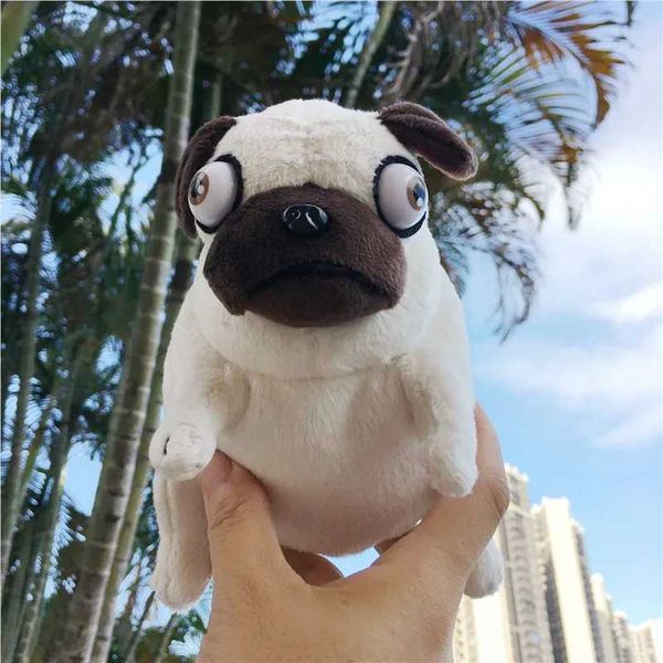 Plush Dolls 15cm Soft and Cute Sand Skin Plush Toy Bulldog Kawaii Pekingese Dog Puppy Animal Stuffed Doll Birthday Gift for Children and Gir
