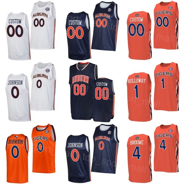Men Women Kids College Basketball Auburn Tigers Jerseys 4 Johni Broome 1 Aden Holloway 12 Jones 0 KD Johnson 10 Chad Baker-Mazara 2 Jaylin W