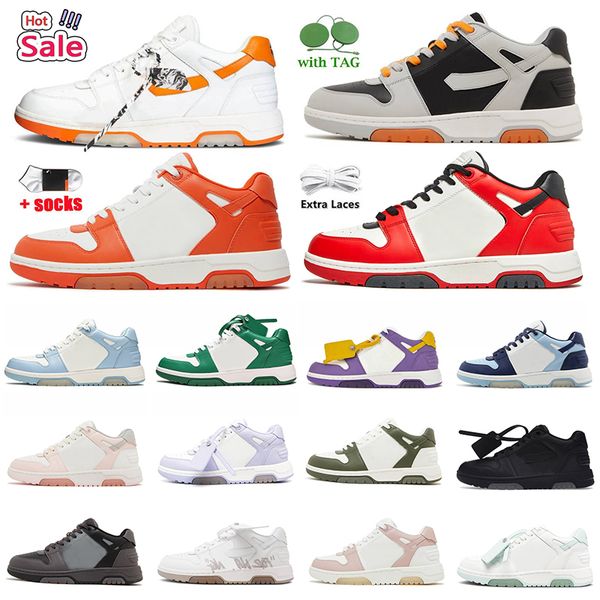 Designer Outof Offices Sneaker for Women Men Shoes White Shoes Womens Orange Red Black Pink Light Grey Casual Shoes Mens Trainers Loafers Pl