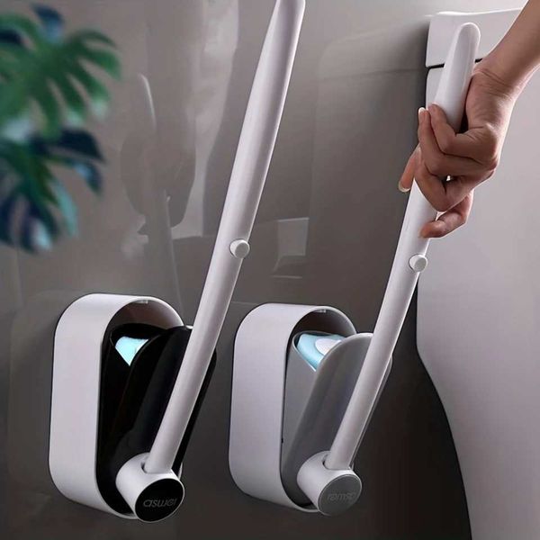 Convenient Disposable Toilet Brush Set - Ideal for School and College Dorms - Essential Household Tool for ing and CleaningT250116