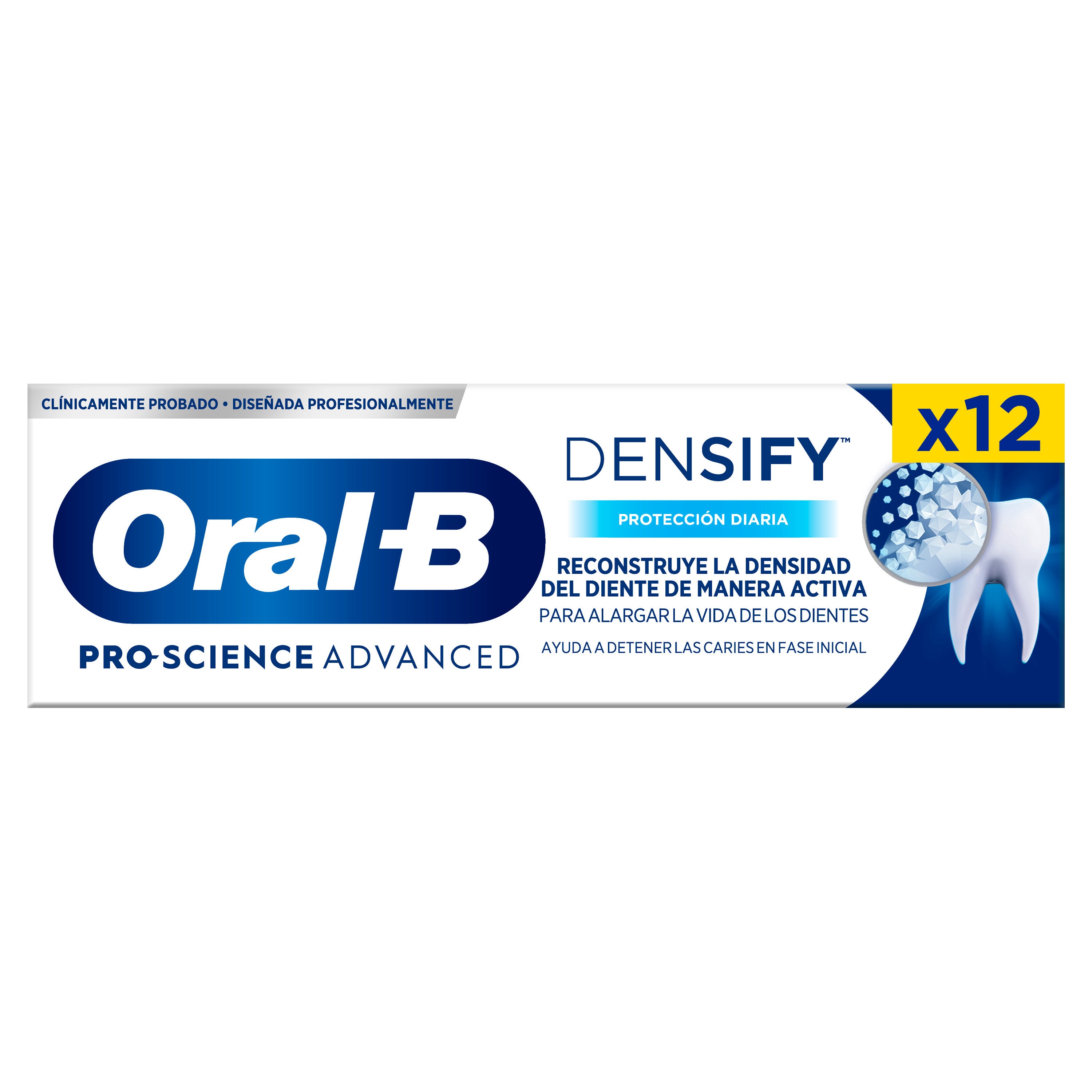 Oral-B Pasta de Dientes Densify Limpieza Diaria - Pack de 12