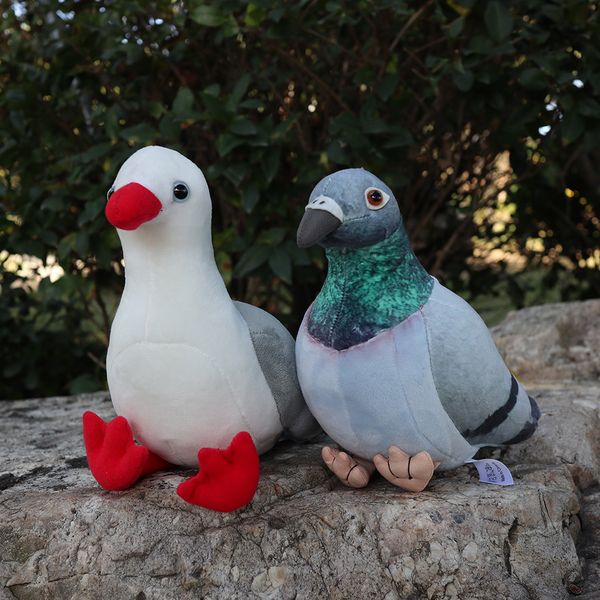 Plush Dolls 19cm Lifelike Soft Plush Toy Realistic Hill Bird Stuffed Animal Toys Birthday Gifts For Kids 230711
