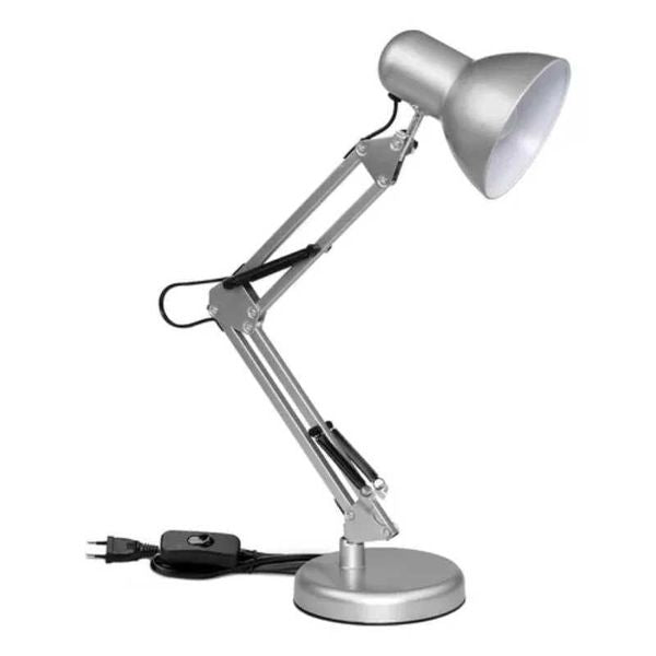 metal swing arm structure desk lamp gray lampshade veet lamp and desk lampT250116