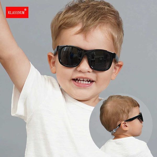 Kids Polarized Sunglasses 1 2 3 Years Boys Girl Safety Glasses Baby Infant Shades Eyewear Anti UV400 Soft Frame with Cord M250116