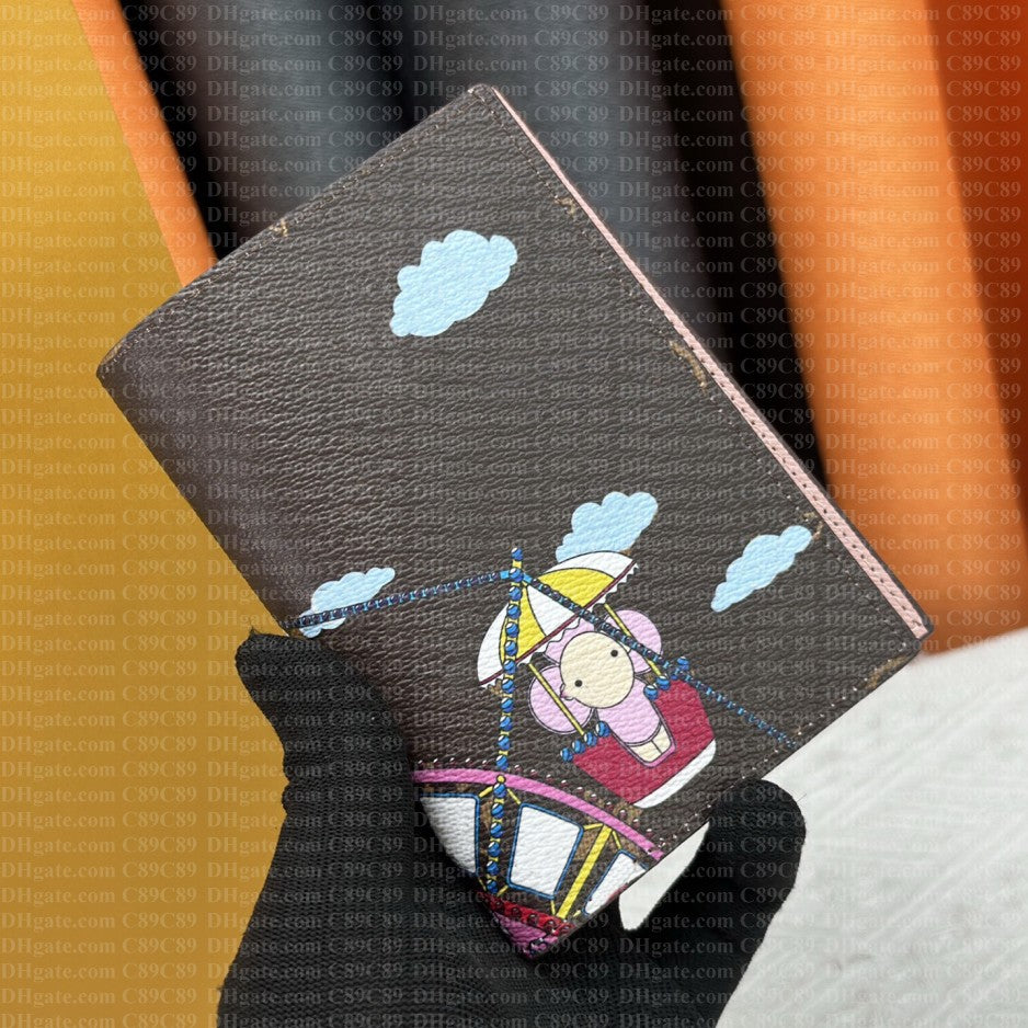 Designer Passport Holders Designer Passport Cover card holder men pocket organizer cardholder wallet women clutch bags with box dust bag Multiple Wa