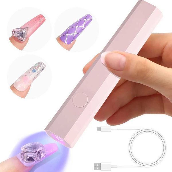 YIKOOLIN Portable Nail Dryer UV Led Lamp for Curing All Gel Polish USB Professional Quick Dry Manicure Machine Nail Art Tools Y240801