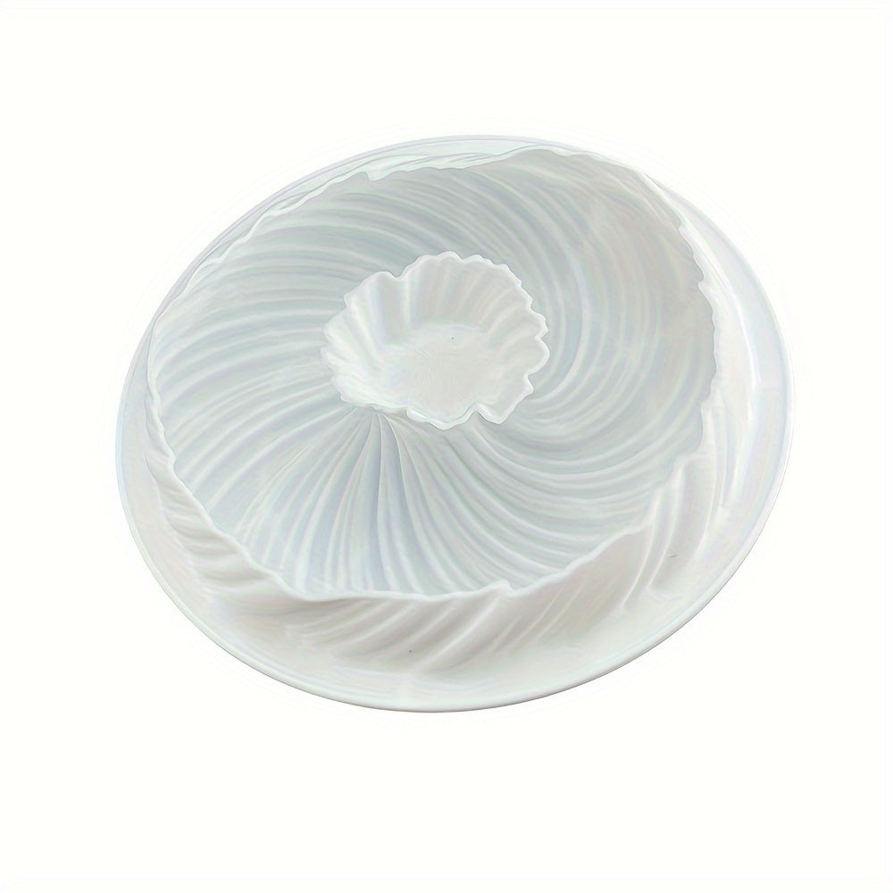 TEMU 1pc Round Spiral Mousse Cake Mold, Silicone Baking Mold Dessert Form Pastry Pan Baking Mould Bakeware Kitchen Stuff Kitchen Accessories Baking