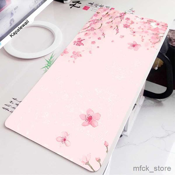 Mouse Pads Wrist Rests Pink Cherry Flower 1000x500 Gaming Pad Computer Mouse Pad Large Gaming Mousepad Mouse mat Gamer Desk Mats R230830