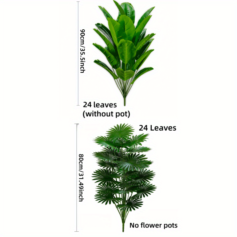 TEMU 2 Sets Of Artificial Mixed Plants-indoor And Outdoor Elegant Decoration, Realistic Artificial Plants, Suitable For Outdoor Home Office Garden