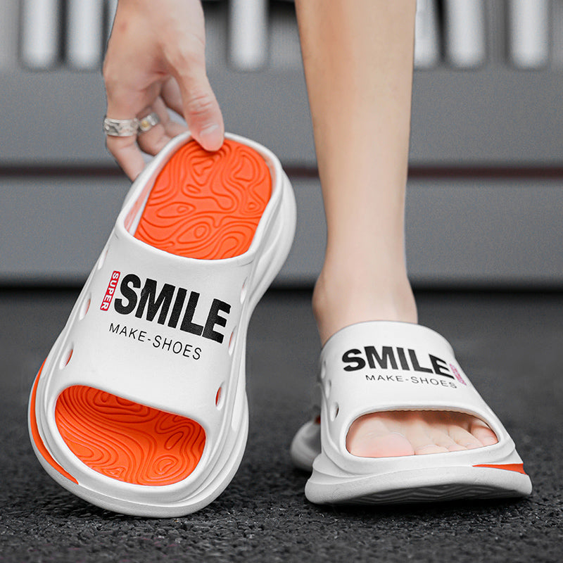 2024 New Men Slippers Comfortable Slides Indoor Outdoor Sandals Beach Casual Shoes Men&#039;s Couple Home Slippers Big Size 46 47