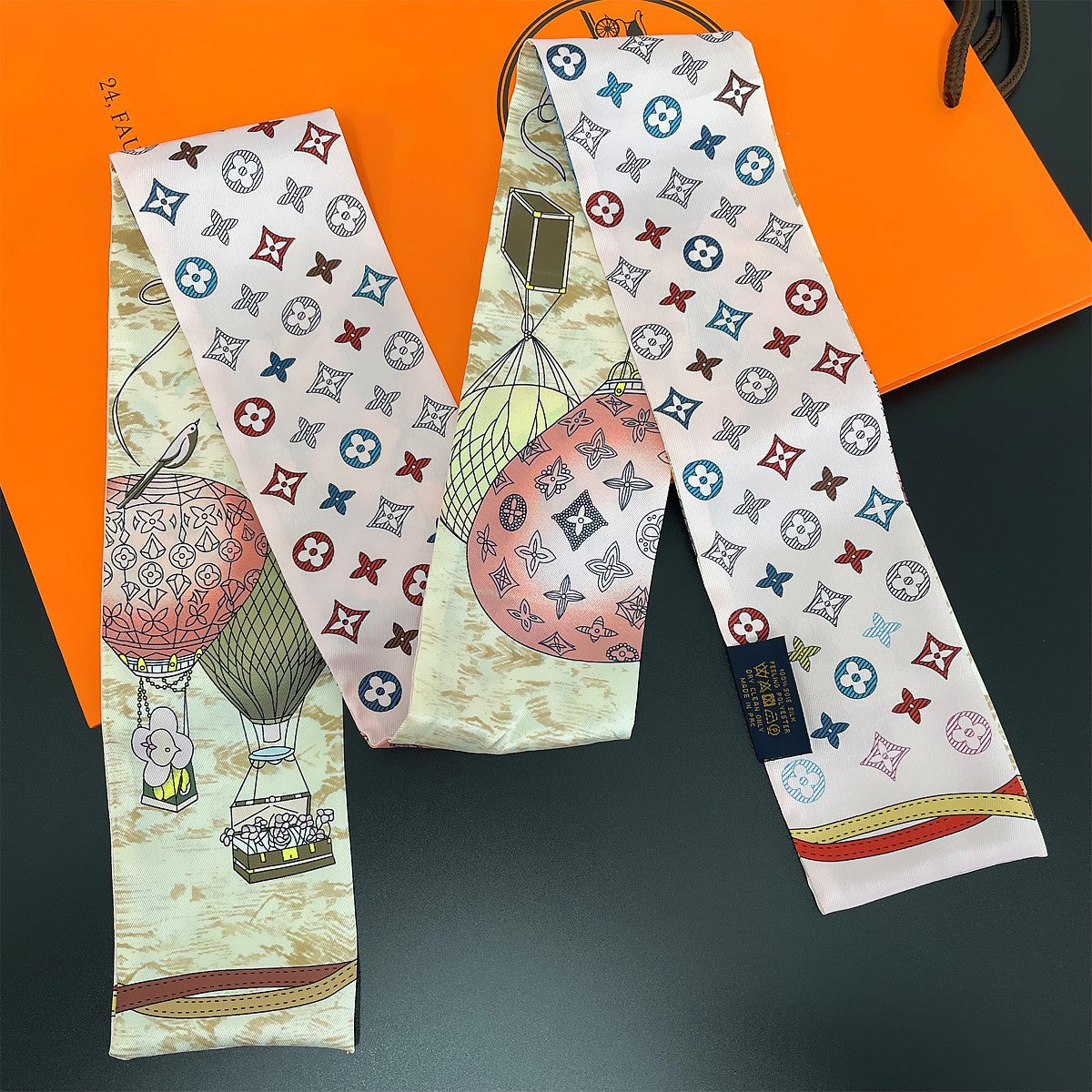 Twilly Bags 2 Scarves Handle Gloves Wraps Muffler Wallet Purse Handbag Women Bag Paris Tote Lage